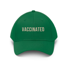 Load image into Gallery viewer, Vaccinated Unisex Twill Hat
