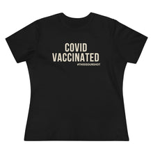 Load image into Gallery viewer, This Is Our Shot Vaccinated Women&#39;s Tee
