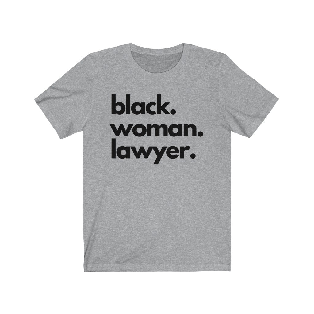 Black Woman Lawyer Jersey Short Sleeve Tee