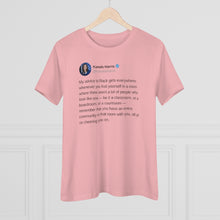 Load image into Gallery viewer, VP Harris Tribe Tweet Women&#39;s Tee
