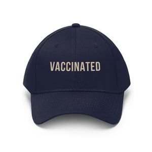 Vaccinated Unisex Twill Hat