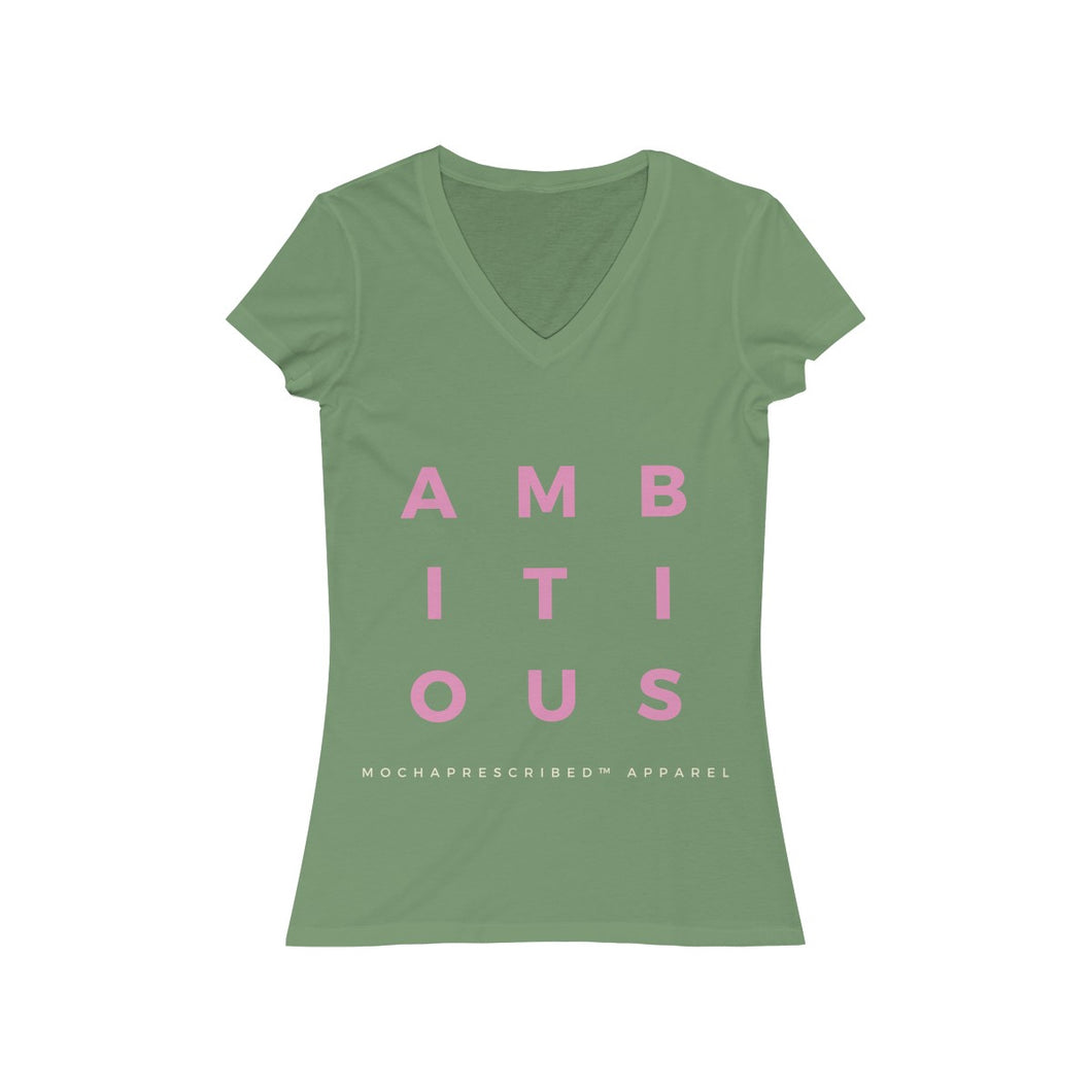 Ambitious Short Sleeve V-Neck Tee