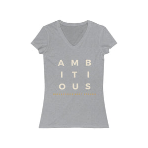 Ambitious Short Sleeve V-Neck Tee