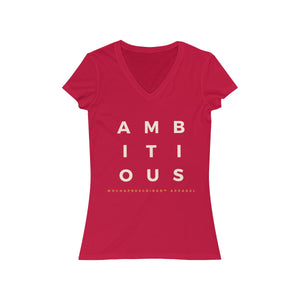 Ambitious Short Sleeve V-Neck Tee