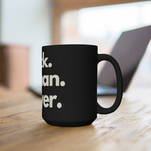 Load image into Gallery viewer, Black Woman Lawyer Black Mug 15oz
