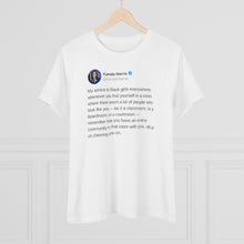 Load image into Gallery viewer, VP Harris Tribe Tweet Women&#39;s Tee
