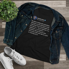 Load image into Gallery viewer, VP Harris Tribe Tweet Women&#39;s Tee
