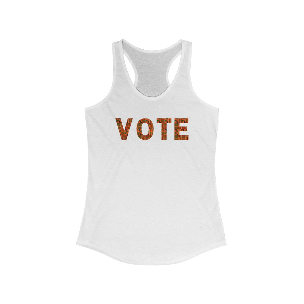 Women's Kente VOTE Racerback Tank