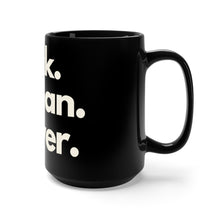 Load image into Gallery viewer, Black Woman Lawyer Black Mug 15oz
