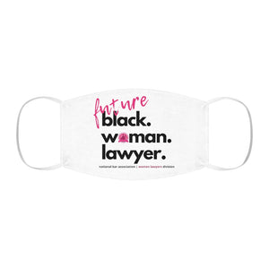 Future Black Woman Lawyer Face Mask
