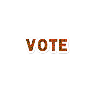 Kente VOTE stickers