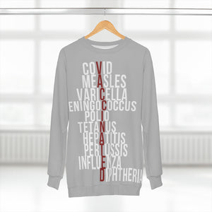 Vaccinated All-Over Sweatshirt